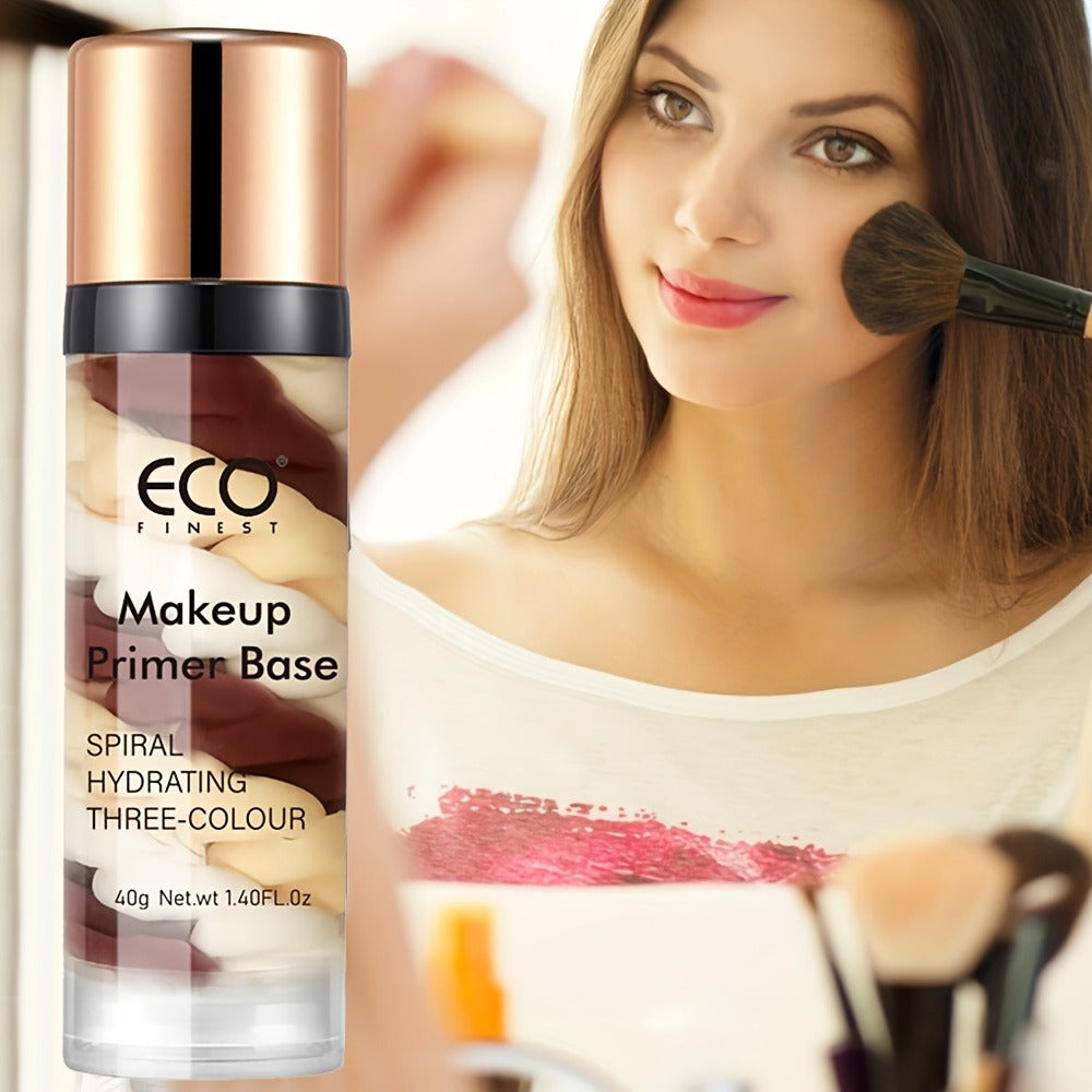 Makeup Primer Face Base – Brightening Pore Minimizer with Squalane, Moisturizing Even Skin Tone, Conceals Imperfections, 2-Pack 40g Cream Primer