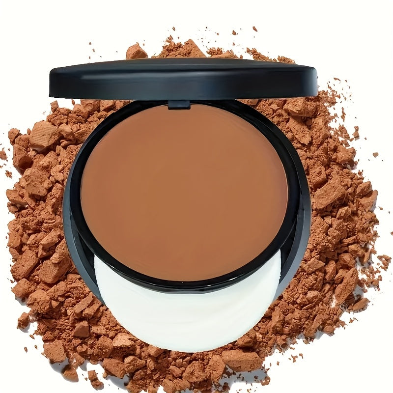 [Matte Setting Powder] Waterproof Sweatproof Setting Powder Palette, Matte End, Buildable Coverage for All Skin Tones, Brightening And Contouring Effect, with Plant-Derived Squalane, Makeup for Women