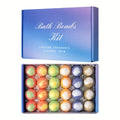 A New Set Of 24 Bath Bombs Handmade Bubble Bath Fizzes Rich In Essential Oils, Perfect For Wife Girlfriend Sisters On Birthday Christmas Halloween Anniversary Best For Festival Gift
