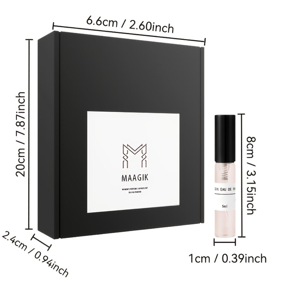 Perfume Gift Set for Men & Women Long-Lasting Unique Niche Fragrance Multi-Style Devil Twilight Fantasy Blooming French Flower Nude Romantic Holiday Gift