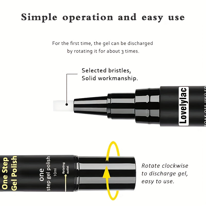 0.34oz Cat Eye Gel Nail Pen, a Comprehensive Solution Combining Base Coat, Color Polish, And Top Coat. The 2025 Edition Features Ultra-Bright, Gentle, High-Saturation Polygel That Is Smooth, Durable, And Long-Lasting