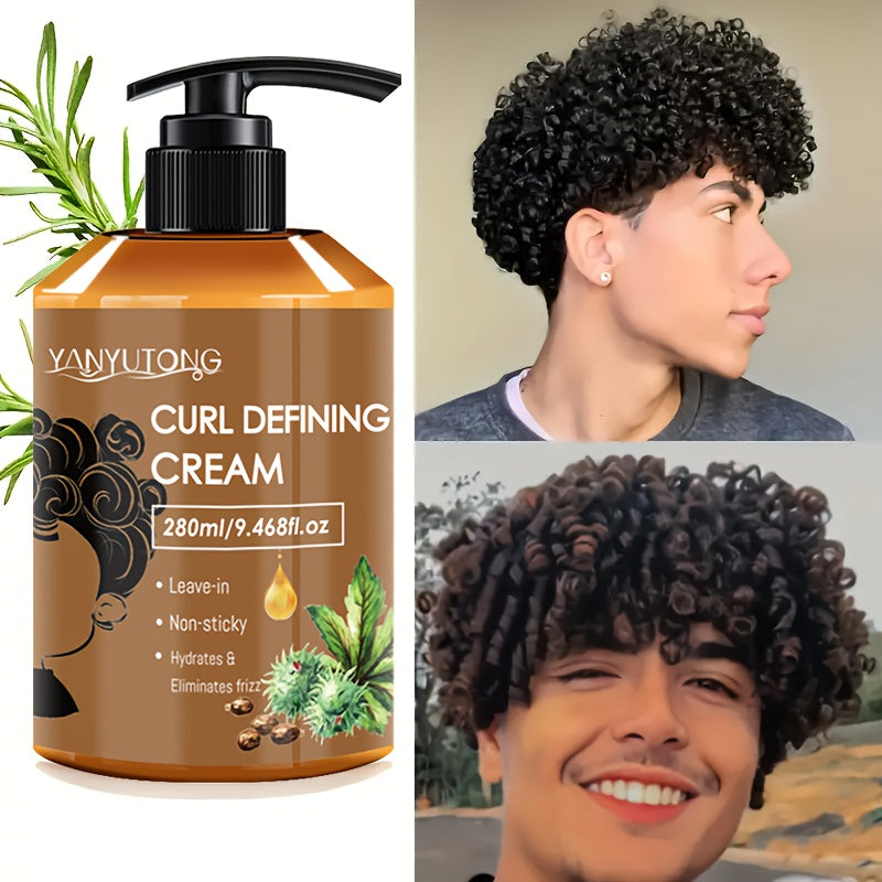 Adult Curl Setting Cream | Forrest Gump Oil | Moisturizing, Long-lasting Shaping, Controlling Frizz, Non Greasy | Hairstyle Design | Suitable for Regular, Wavy, And Curly Hair | Fashionable Bottle Design