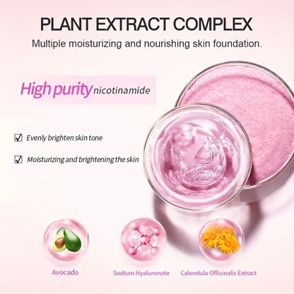 Niacinamide Body Lotion Silky Moisturizing Formula Deep Hydration Smooth Skin Feel Brightening Lightweight All Skin Types Mild Ingredients Daily Body Moisturizer 8.45oz 250ml