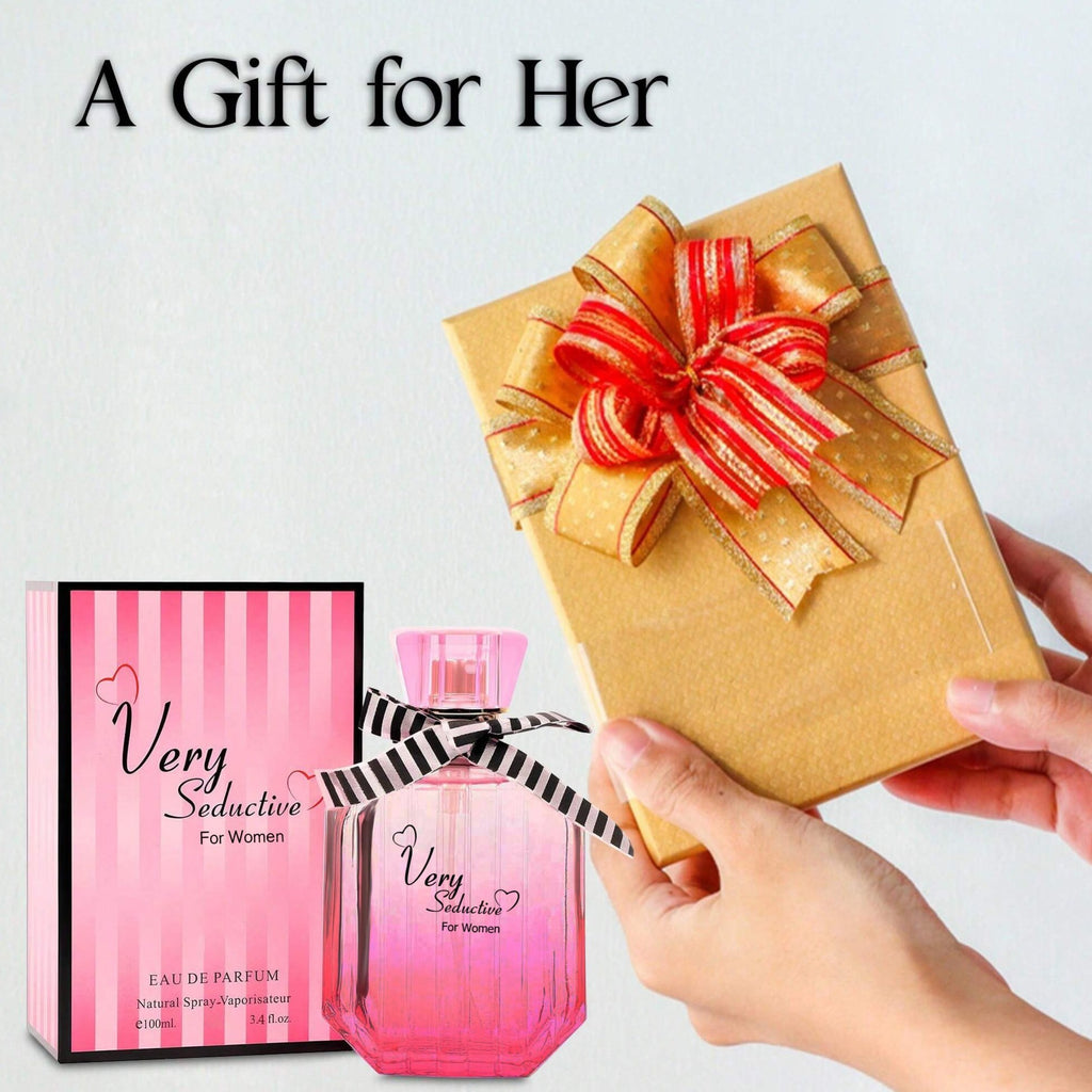 VERY SEDUCTIVE Women’s Eau de Parfum 3.4 Fl Oz | Floral-Woody Allure | Jasmine, Rose & Amber Musk Scent.