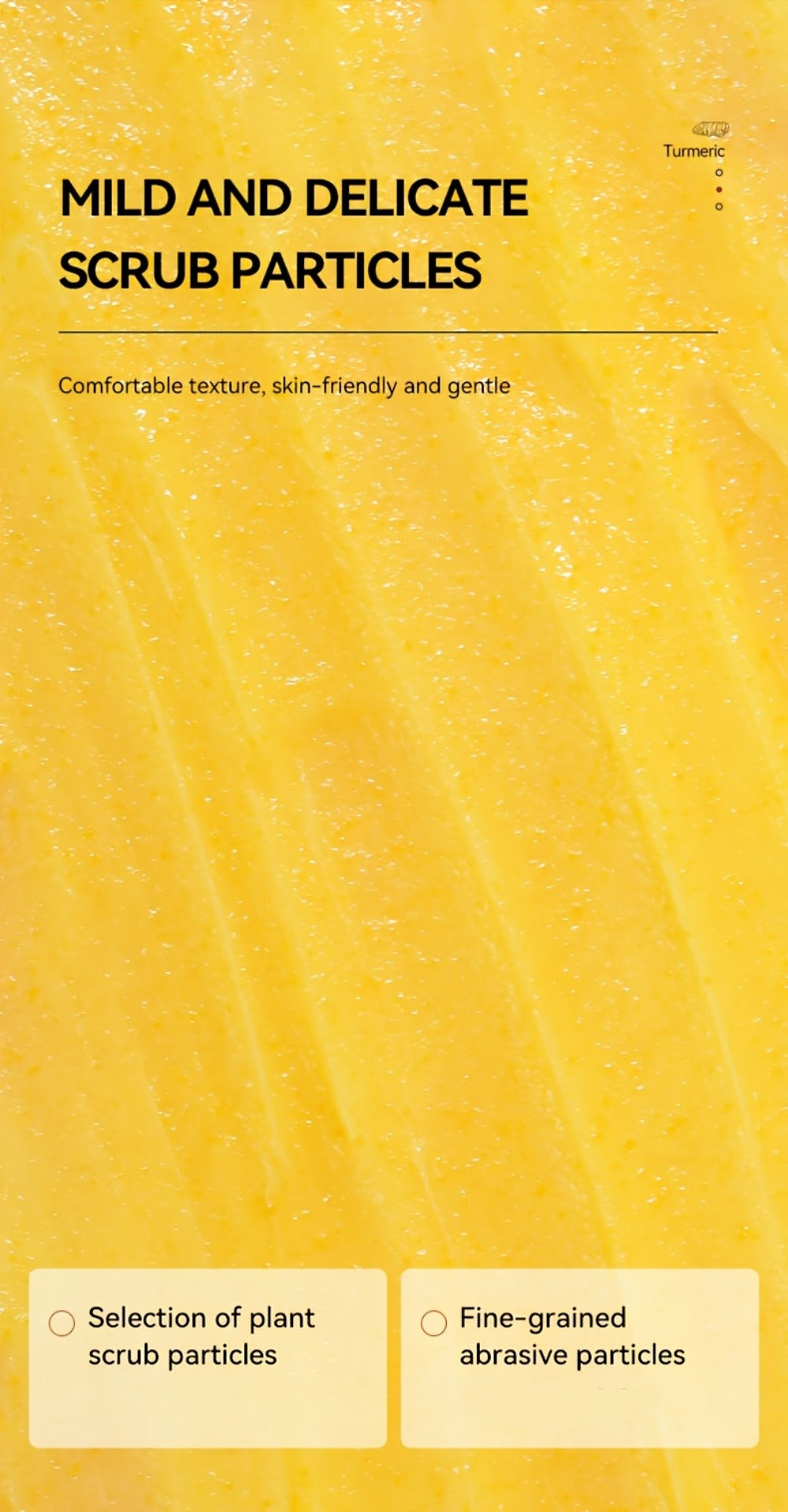 Glycolic Acid Turmeric Scrub for Bikini Area 150g, Must-have in Summer, Make Your Light Beige Radiant