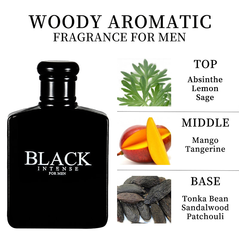 3.4fl Oz Men's Eau De Toilette Spray, Long-Lasting Perfume, Notes Of Sage, Absinthe, Lemon Flavor, Perfect For Dating, Daily Life, Parties, Gift Giving