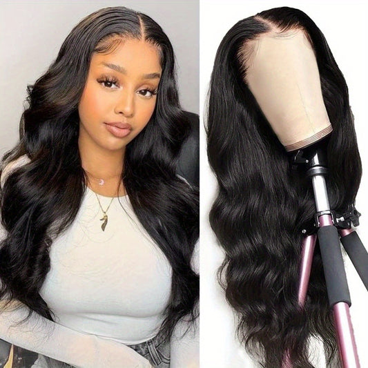 Body Wave Lace Front Wigs Human Hair Pre Plucked with Baby Hair Glueless  4x4x1 Lace Closure Human Hair Wigs for Natural Color