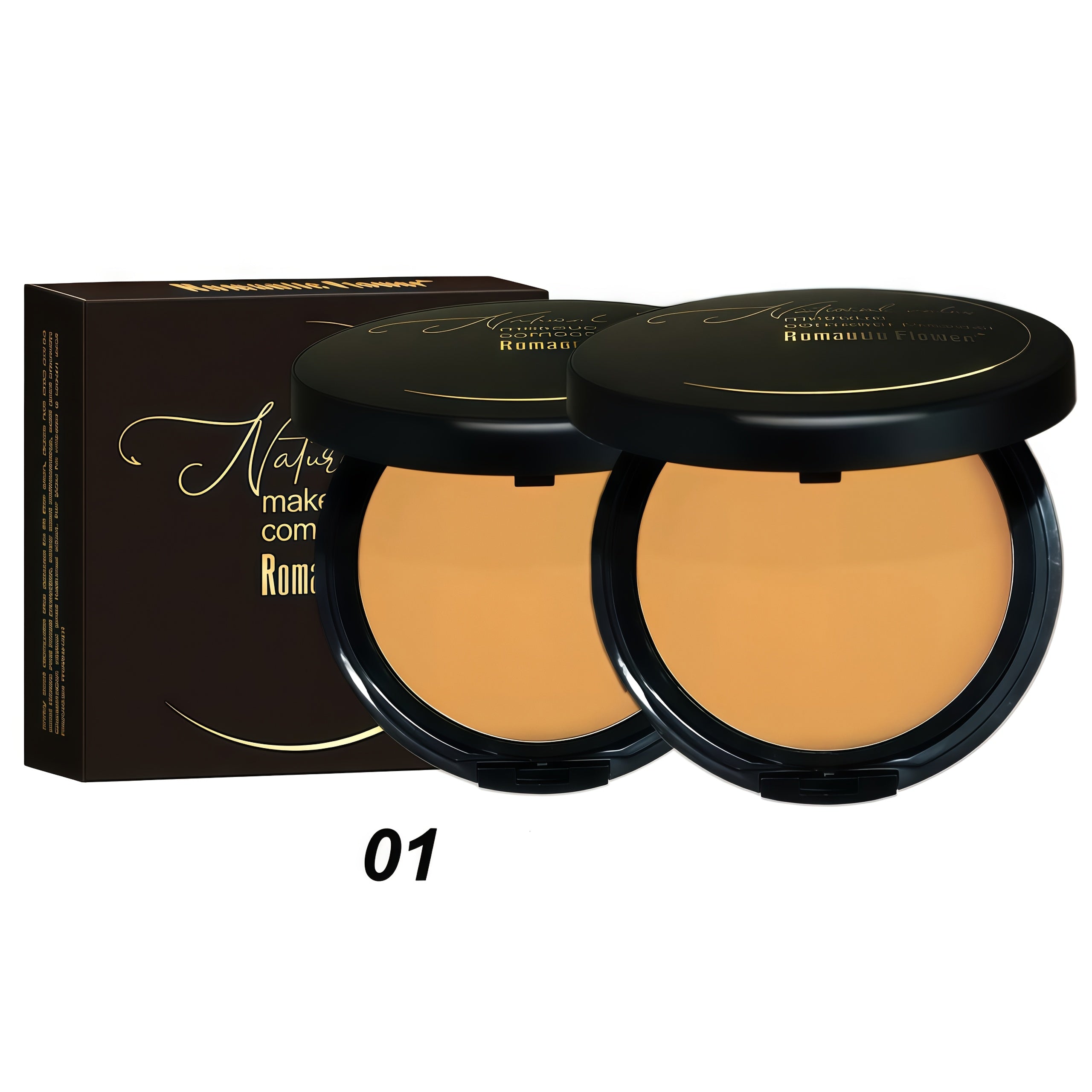[Matte Setting Powder] Waterproof Sweatproof Setting Powder Palette, Matte End, Buildable Coverage for All Skin Tones, Brightening And Contouring Effect, with Plant-Derived Squalane, Makeup for Women