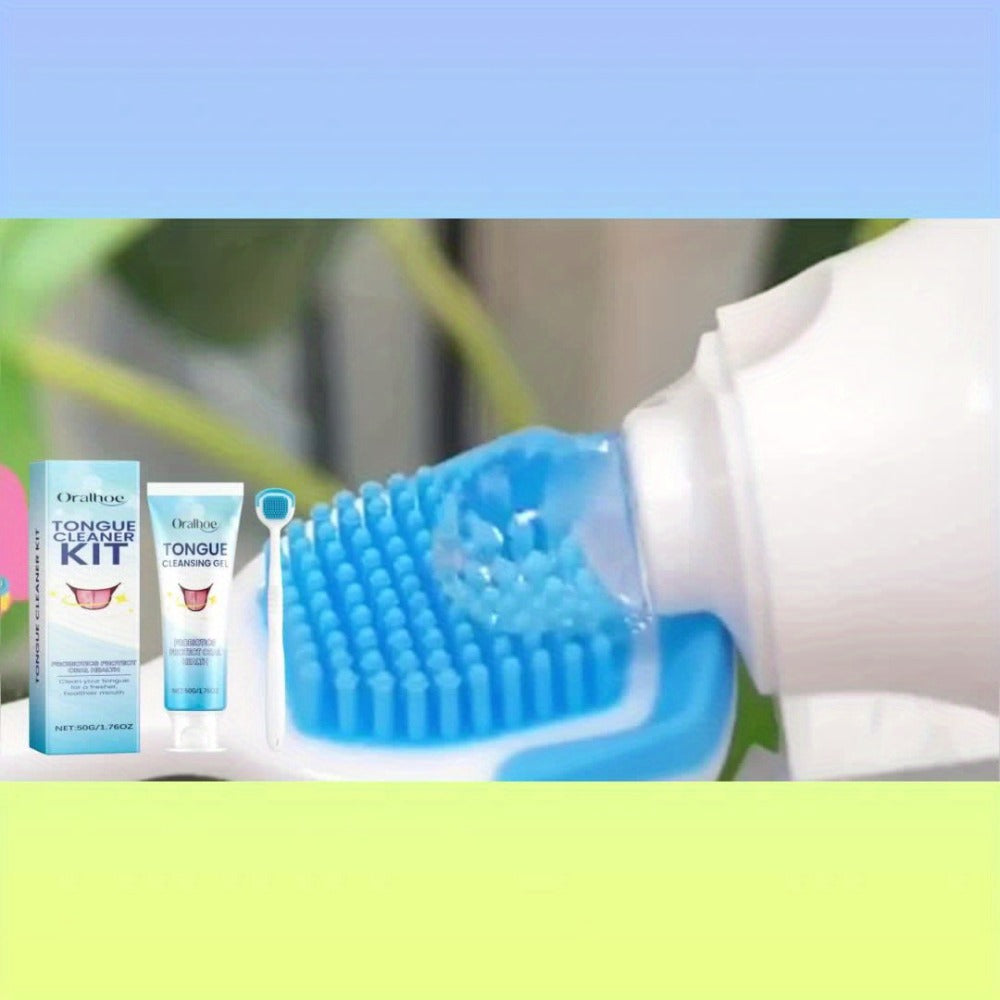 This Kit for Cleaning The Tongue Comes with 50G of Probiotic Gel And a Tongue Brush, Effectively Maintaining a Fresh Mouth And Cleaning The Tongue'S Surface. It'S Ideal for Daily Oral Hygiene After Meals And Makes a Great Mother'S Day Present for Wo