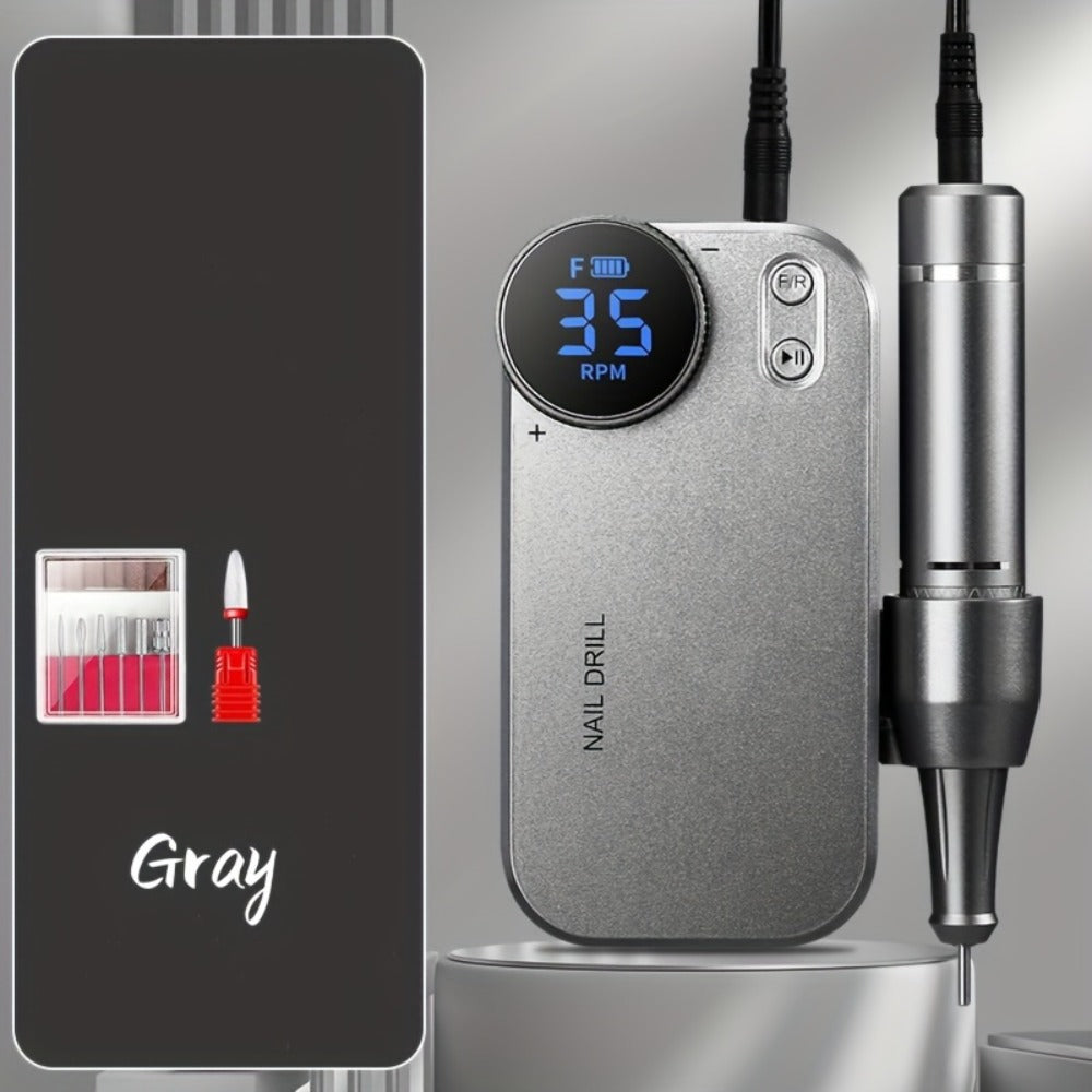 High-power Electric Nail Polisher And Nail Remover For Home And Salon Use, Rechargeable Nail Polishing Machine For Manicure, Pedicure, And Dead Skin Removal, A Perfect Gift For New Year And Christmas.