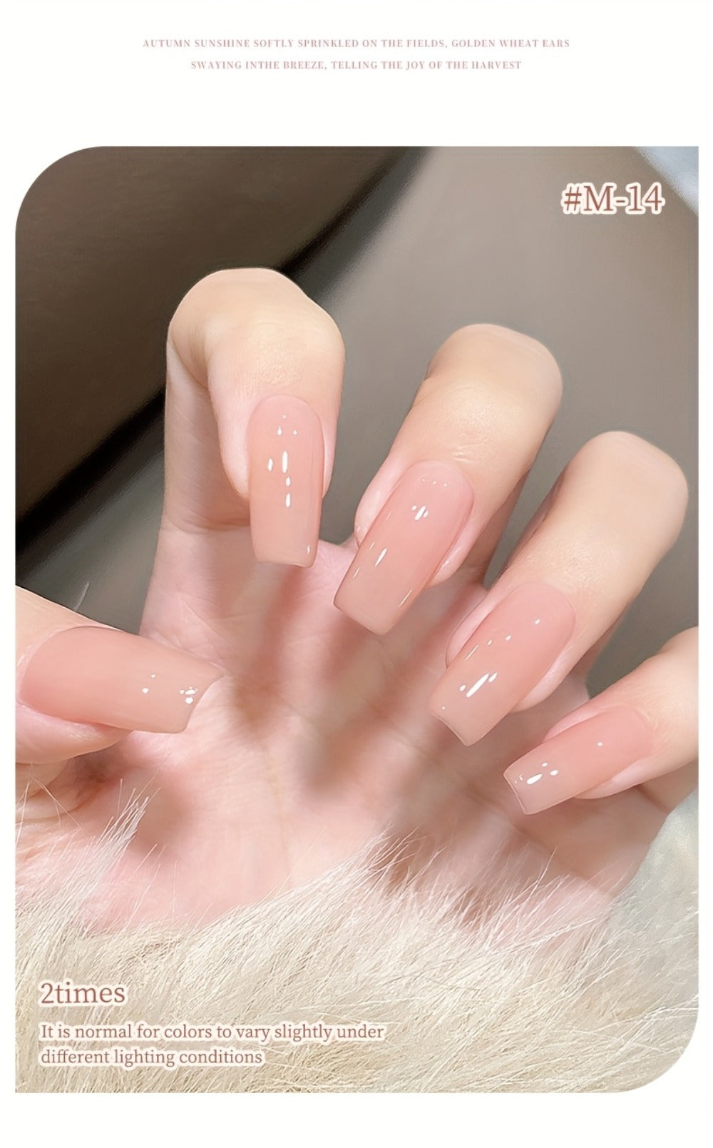 XEIJAYI 6pcs/Set 0.51oz New Popular Nail Gel Semi Permanent Nail Art Soaking LED Nail Salon Nail Salon Gel