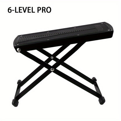 Pedicure Footrest Stand Adjustable 4-6 Level Non-Slip Portable Foot Rest for Nail Care - Professional Manicure Pedicure Tool for Salon & Home Use