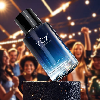 Mens Cologne Woody Aromatic Fragrance Spray - Orange Blossom Leather Mahogany Long Lasting Scent - Gift Set & Collector Bottle for Men