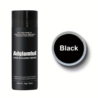 Hair Building Fibers 30g Large Size - Natural Look Thinning Hair Concealer for Volume & Thickness | Covers Hairline | Unisex | Black & Dark Brown