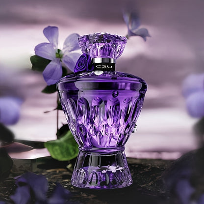 Women's Perfume Eau de Parfum - Mysterious Purple Floral Woody Musk Long Lasting Fragrance for Daily Wear & Dates, Elegant Gift for Her, Perfect for Valentine's Day Christmas & New Year, 75ml