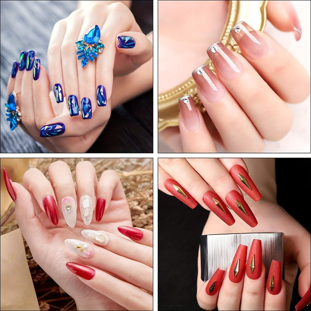 Nail Glue, 60pcs Acrylic Nail Glue, Nail Tip Glue Professional Nail Glue False Nail Tip Glue for Broken Nails Adhesive Super Adhesive for Press On Nails Glue for False Nail Tip Glue