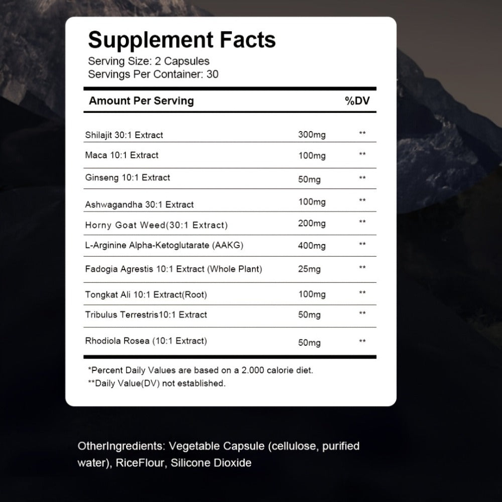 ROCK HARD MAX PILLS Vigor And Supplement, Natural Herbal Formula with Shilajit, Ashwagandha, Taurine, Ginseng And Turmeric for Vitality, Nerve, Antioxidants, Mood Support for Men Women