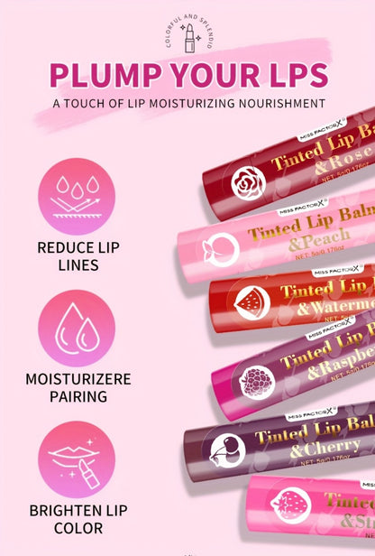 Lip Balm Set Tinted Moisturizing Lip Gloss 30pcs Gift Set - Hydrating Sheer Color Balm with Luminous Shiny Finish for Women Daily Wear & Gifting