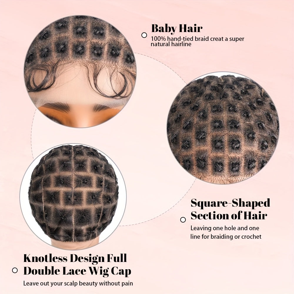 Braided Wig Cap Crochet Wig Cap For Crochet Braids Hair Glueless Double Full Hd Lace Wig Caps For Women