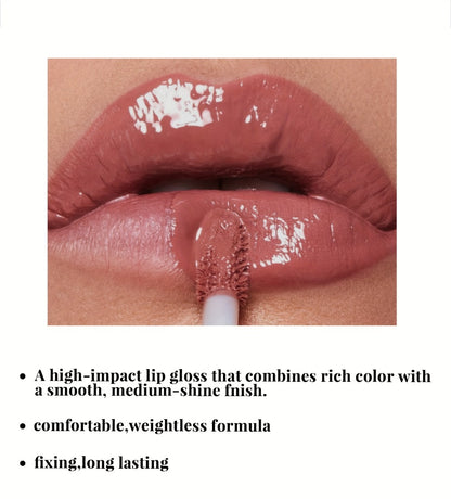 Lip Gloss Set 12pcs Long-Lasting Moisturizing Waterproof - High Color Payoff Non-Stick Non-Fading Formula for All Skin Tones - Hydrating Glossy Lip Makeup for All-Day Wear - Perfect Holiday Gift Set