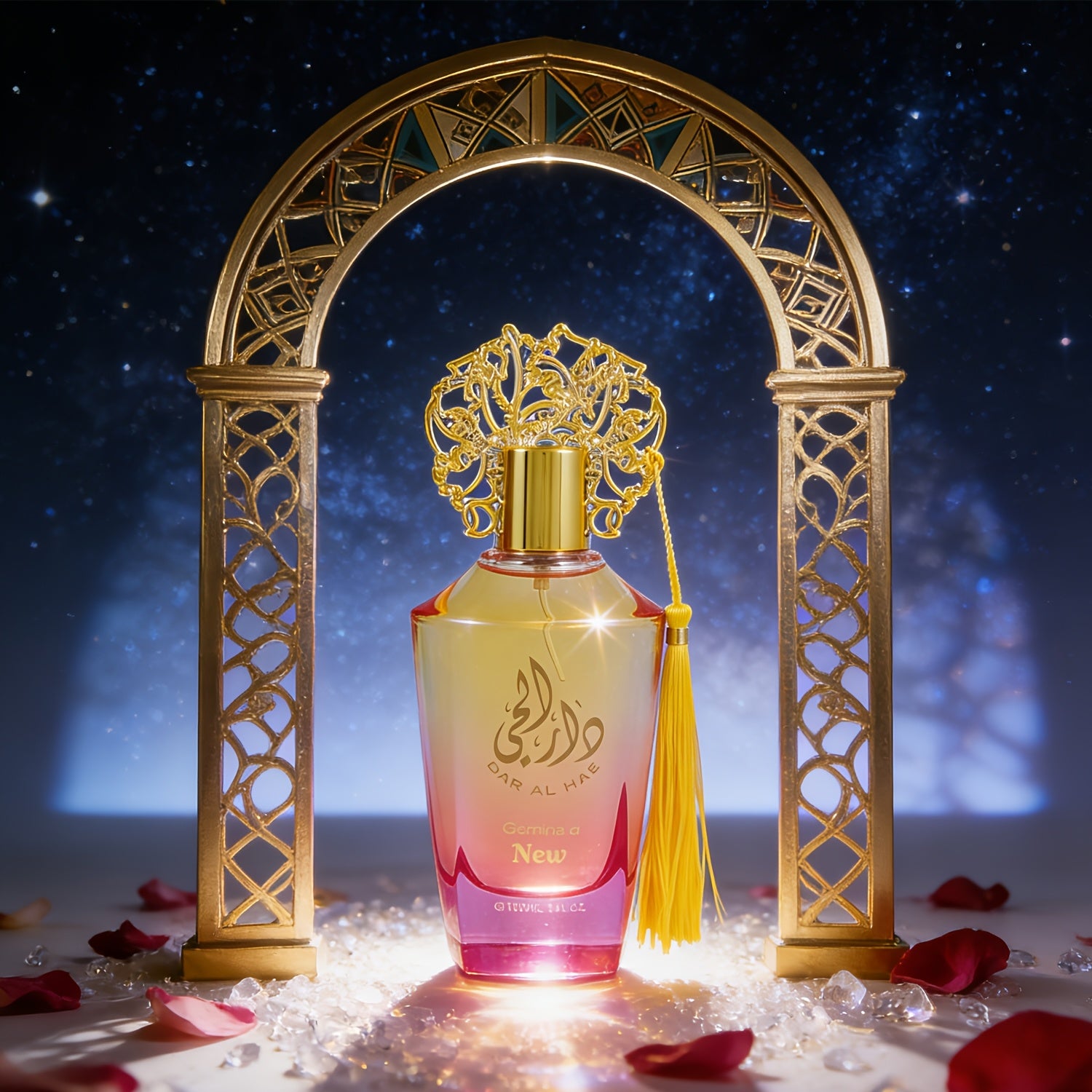 Middle Eastern Arabic Perfume - 3.4 Oz Arabic Women'S Eau De Cologne Spray - Long-lasting Arabic Fragrance, Luxurious Tassel Design - Ideal For Daily Wear, Parties, And Gifting - Christmas Gift, Romantic Gift, Anniversary Gift