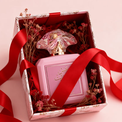 Women's Perfume Arabic Attar - Al Zaffaran Pink Blush Eau de Parfum 3.4 Fl Oz / 100ml | Sweet Romantic Floral Fragrance, Long Lasting Scent, Cute Pink Bottle Gift for Her