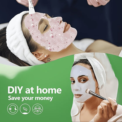 Jelly Mask Powder 12.3oz — Tea Tree Hydro Gel Face Mask for Moisturizing, Hydrating & Anti-Wrinkle | Professional Peel-Off Jelly Mask for Facial Skincare & Spa Use