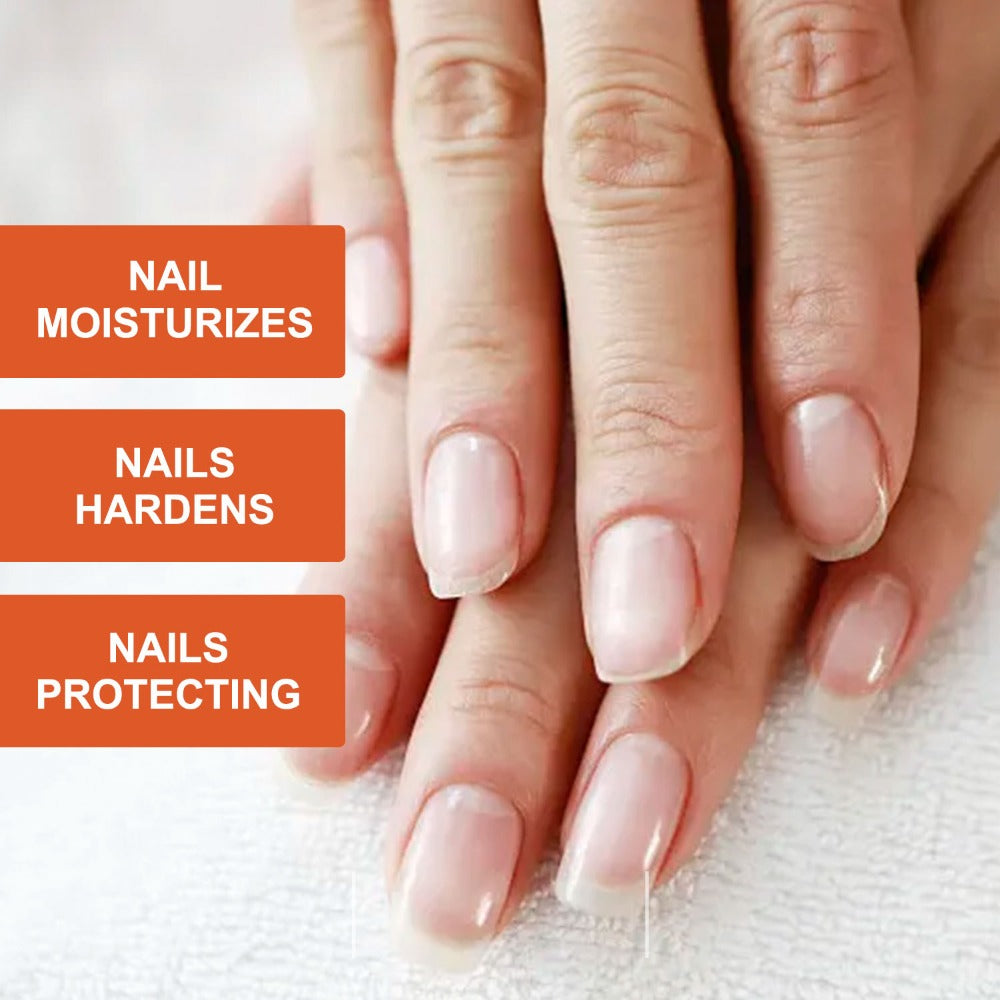 Nail Strengthener with 3 Days Strengthens & Protects Nail Care, Nail Strengthener with Vitamin, Prevents Breakage & Dryness, Alcohol-Free, for Soft & Thin Nails, Stops Peeling And Chipping, 0.34oz/0. 33fl. oz