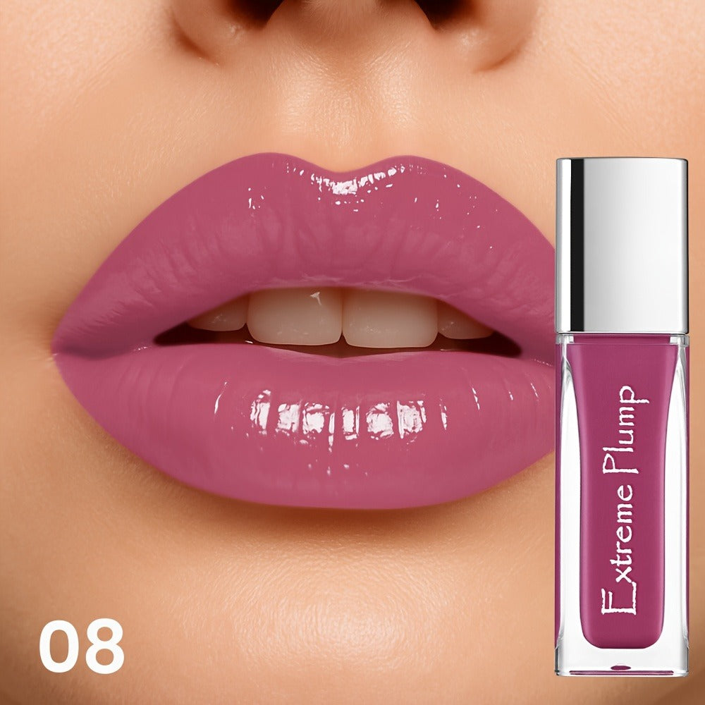 Lip Gloss for Women - Water Gloss Moisturizing Hydrating Formula, Long-Lasting Glossy Finish, Non-Sticky Sweatproof Sheer Tint, Nude Pink Shimmer Shades, Smooth Comfortable Wear, Party Wedding Everyday