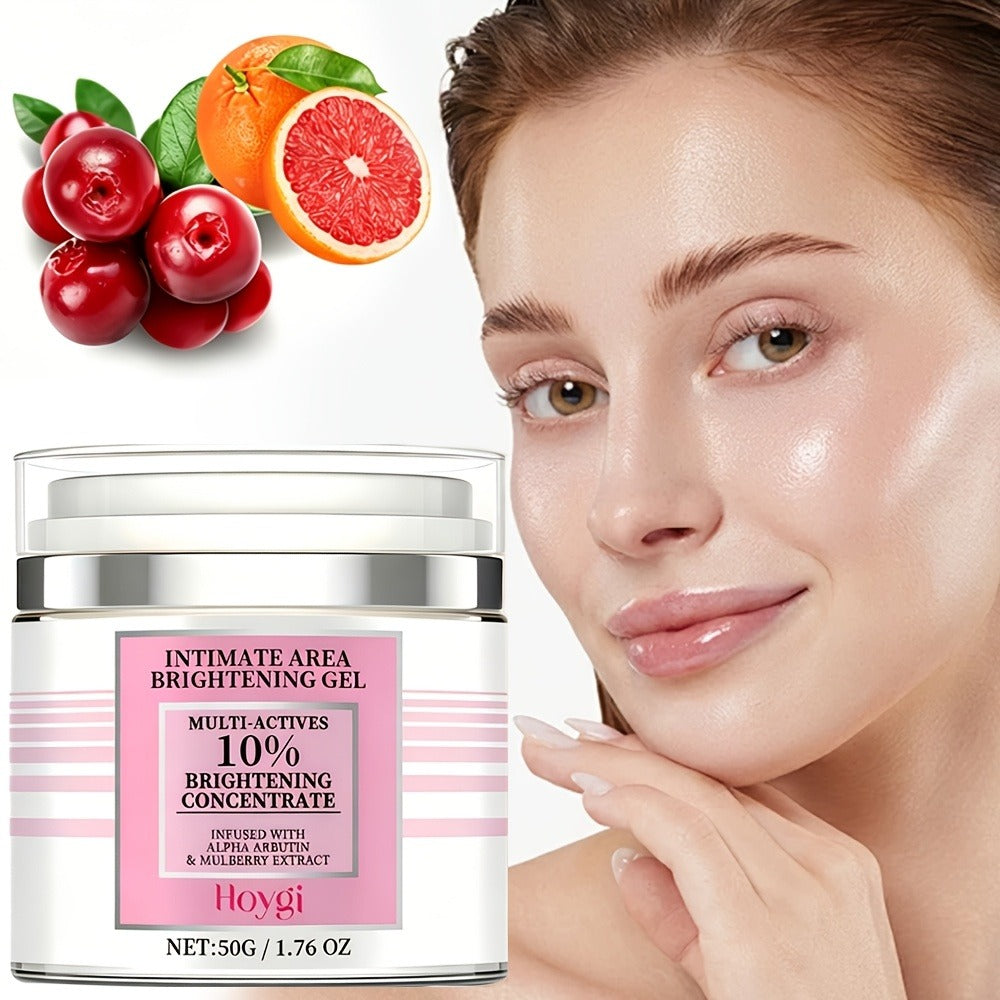 50g Arbutin Brightening Cream, Knee Brightening Cream, Look Reduced The Appearance Of Dullness. Suitable for Brightening Face, Knees, Intimate Areas, And Underarms. Evens Light Beige. Daily Exfoliating Moisturizer.