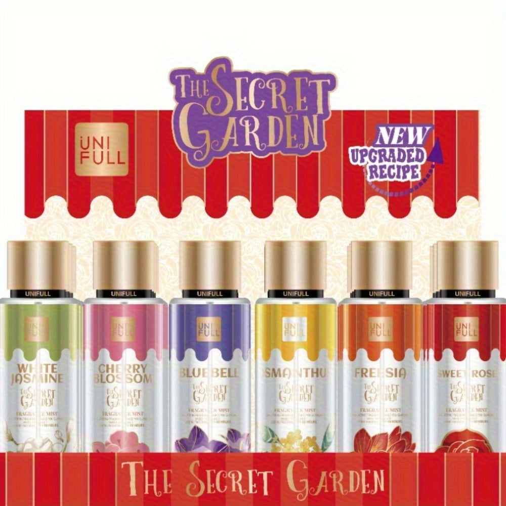 Perfume Body Spray for Women 8.4oz Floral Fruity Eau de Toilette Long-Lasting Hair & Body Mist - 13 Scents Colorful Bottle Design Perfect for Daily Wear Dates Parties & Gifting