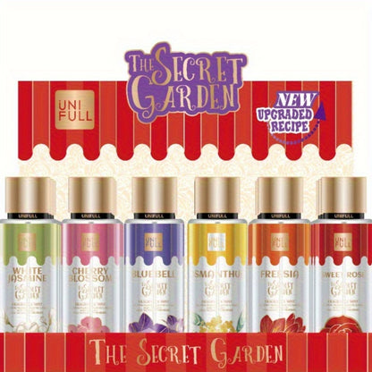 Perfume Body Spray for Women 8.4oz Floral Fruity Eau de Toilette Long-Lasting Hair & Body Mist - 13 Scents Colorful Bottle Design Perfect for Daily Wear Dates Parties & Gifting