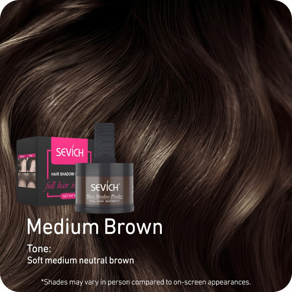 Hairline Powder Root Touch Up — Instantly Conceals Thinning Hair, Gray Roots & Hair Loss, Hair Shadow Topper for All Hair Types, 13 Shades 2/3pcs Kit