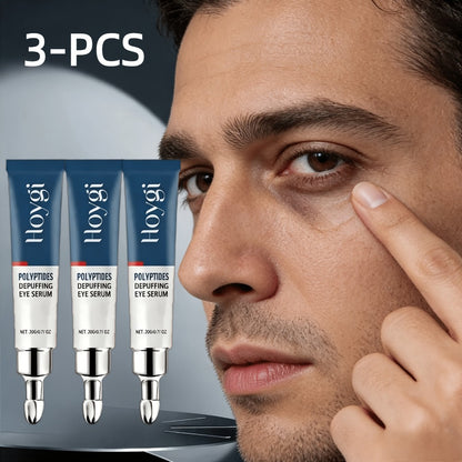 Eye Cream 3-Pack with Caffeine - Instant Firming & Brightening Eye Gel for Dark Circles Puffiness & Under Eye Bags - Intensely Moisturizing Eye Treatment for All Skin Types Women Men