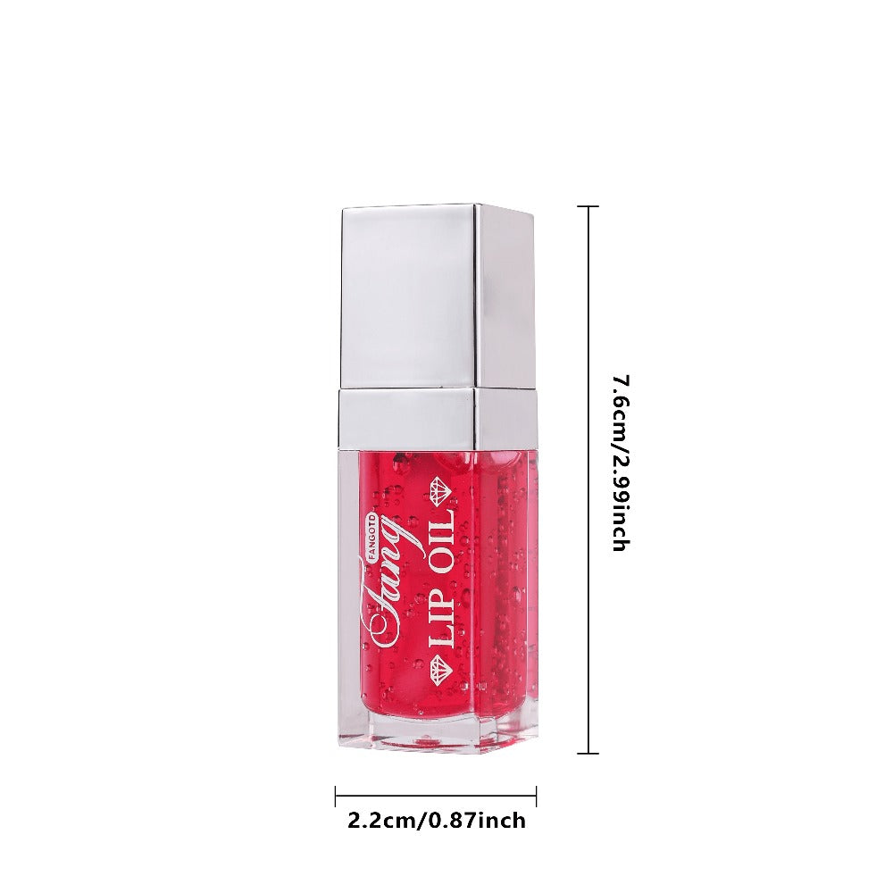 Lip Oil Set 4-Pack Moisturizing Plumping Glossy Finish Transparent Volumizing Long-Lasting Lip Gloss Oil for Soft Hydrated Fuller Lips