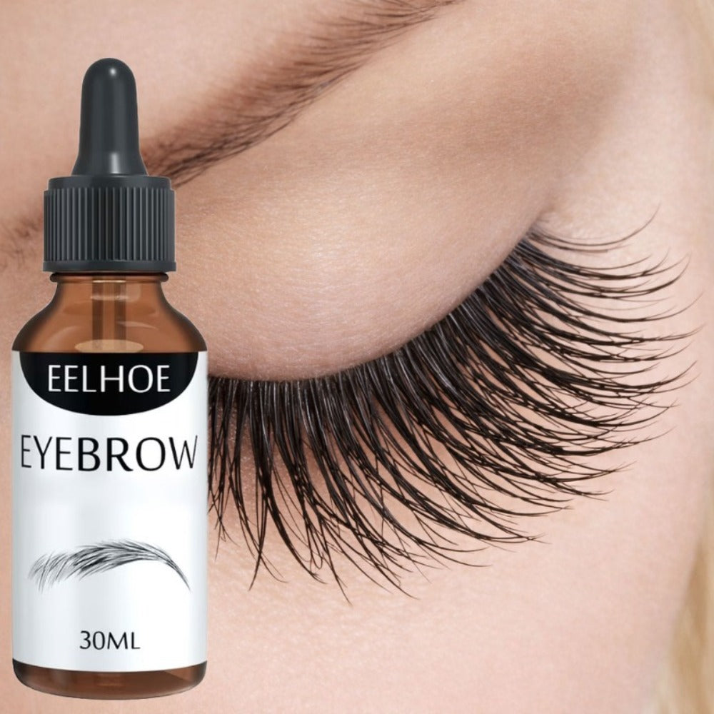 2pcs Eyelash & Eyebrow Serum For Thicker, Fuller, Slender Lashes & Brows | Curling Effect - Lower/Upper Eyelashes, Hairline, 0.34oz/Pc, Unscented, All Skin Types