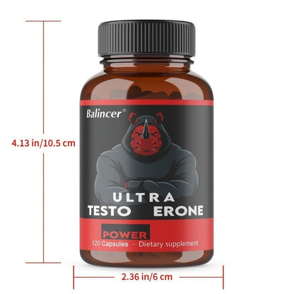 Saw Palmetto Ginseng Maca Men's Prostate & Vitality Supplement – 120 Capsules Plant-Based Daily Formula for Male Wellness, Energy & Hormonal Balance Support