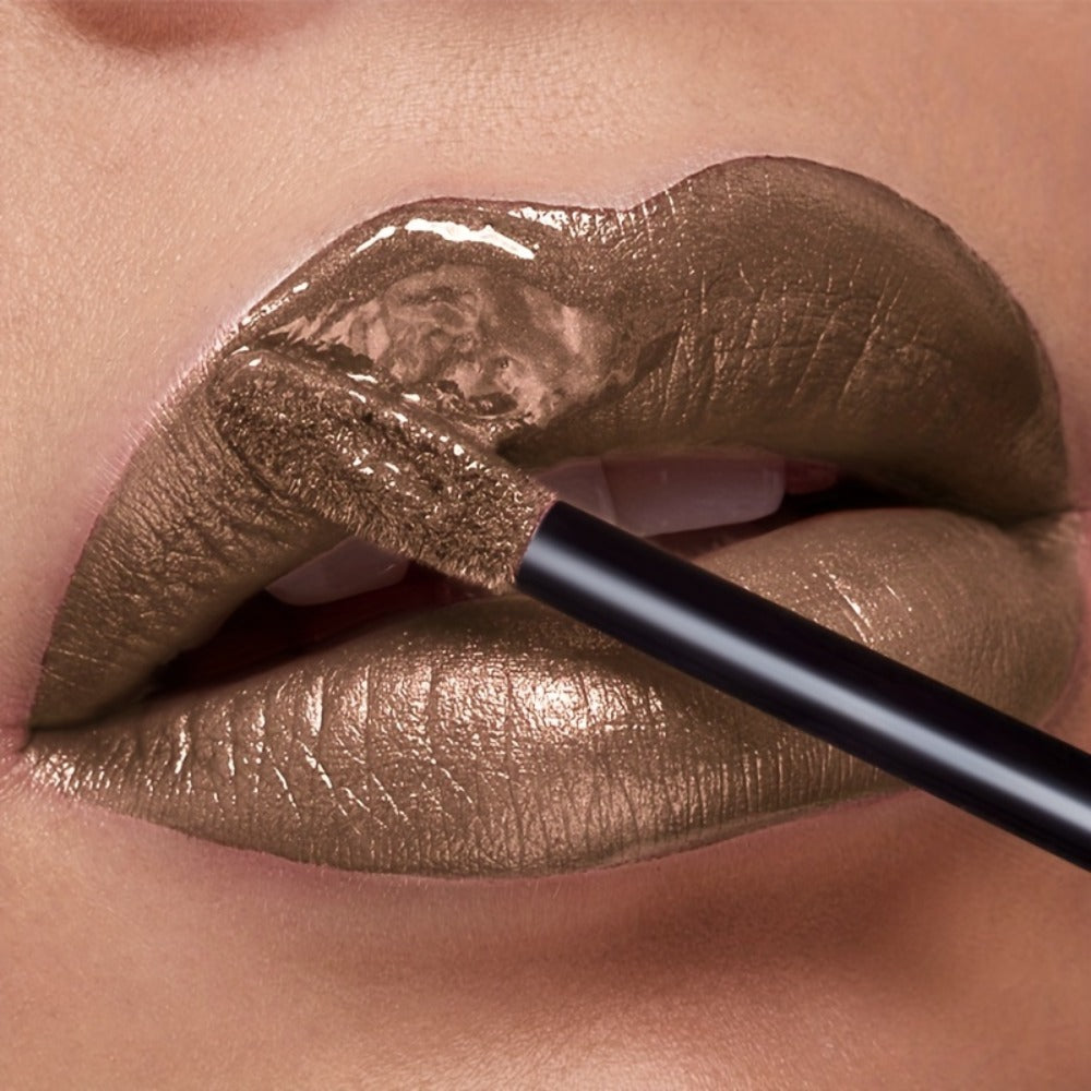 Shimmer Liquid Lipstick — Highly Pigmented Metallic Lip Gloss | Long-Lasting Non-Sticky | Plant Squalane Formula | 24 Shades for All Skin Types