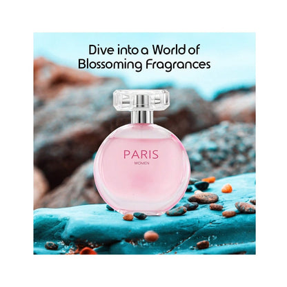Fruity Gourmand Perfume for Women Paris EDP - Long Lasting Floral Woody Musk Eau de Parfum Spray 100ml 3.4oz, All Skin Types Daily Wear Special Occasions Gift