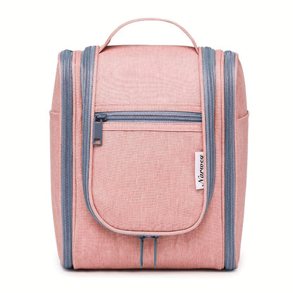Hanging Toiletry Bag for Women Travel Makeup Bag Multi-Compartment Cosmetic Organizer with Hook Large Capacity Waterproof Toiletry Pouch for Travel Cruise Gym