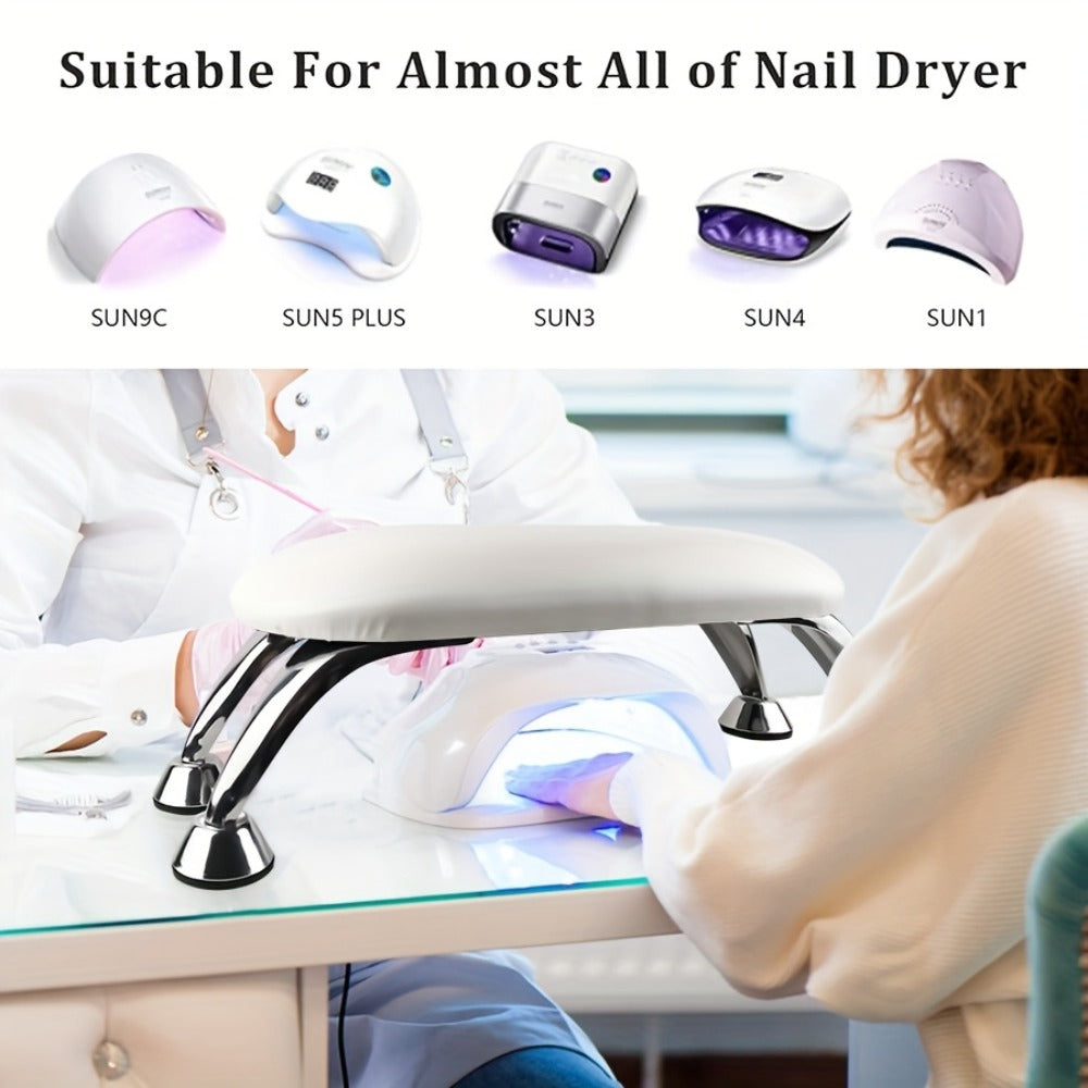 1pc Nail Art Technician Armrest - Detachable Nail Armrest, Non-slip Nail Hand Pillow, Suitable for Salon or Home Use, Reposabrazos Para Manicura