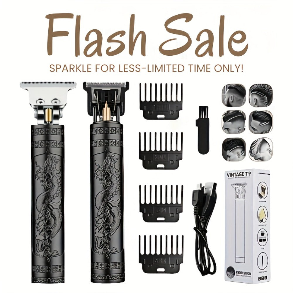 1pc/3pcs WEEME 3-In-1 USB Rechargeable Men'S Grooming Kit - Hair Clippers, Trimmer, And Shaver Set - ABS Plastic, Lithium Battery, Ideal Gift for Boyfriend Or Father