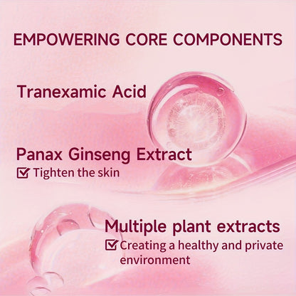 Intimate Area Firming Serum for Women – Skin Tightening & Brightening with Panax Ginseng, Tranexamic Acid & Hyaluronic Acid, Gentle Nourishing Formula, 30ml