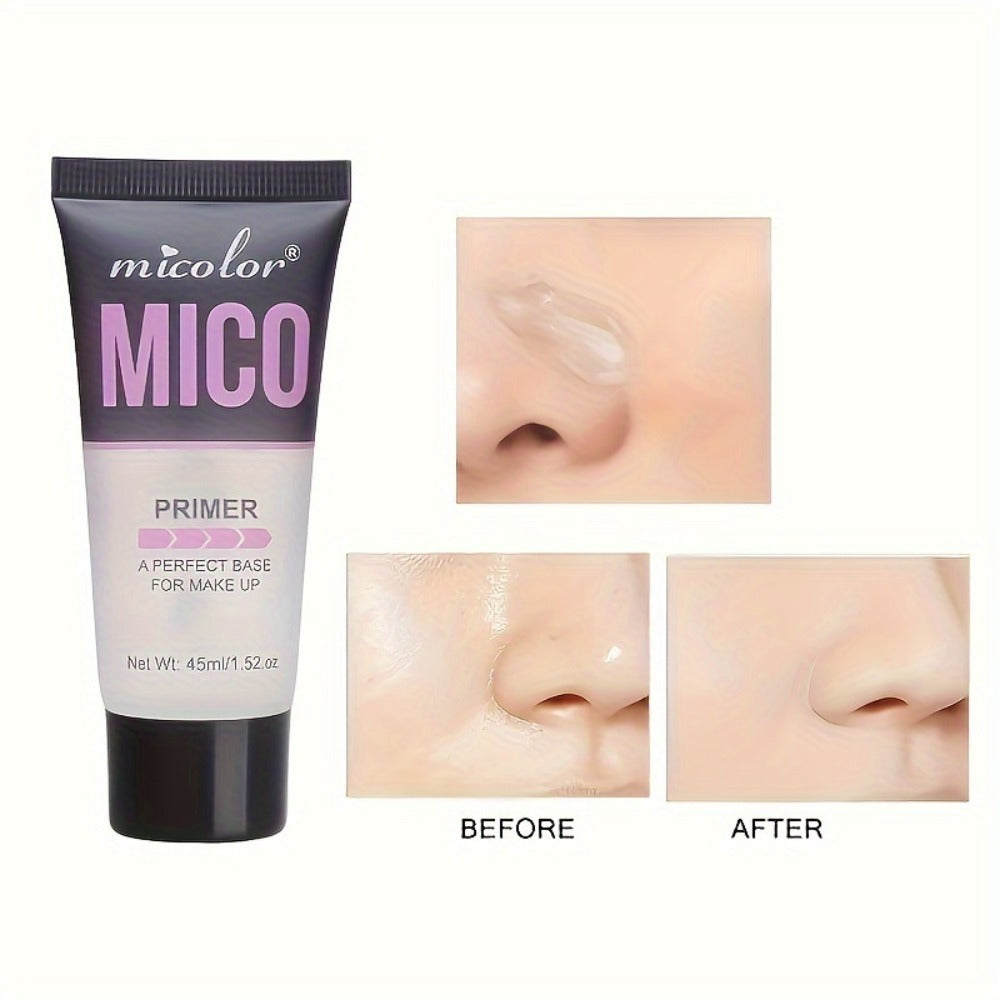 [Ideal Gift for Easter] 2/4-Pack MICO Makeup Base & HD Long-Lasting Finish Duo, Minimizes Pores & Enhances Complexion, Smooth Texture, Lightweight, Under 1fl. Oz Each, Ideal Gift for Easter, Spring & Summer