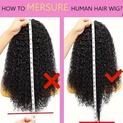 Human Hair Bob Wig Curly Water Wave Glueless Short Wig with Bangs 150% Density Ombre Brown Auburn 12 Inch Beginner Friendly Natural Hairline Daily Wear