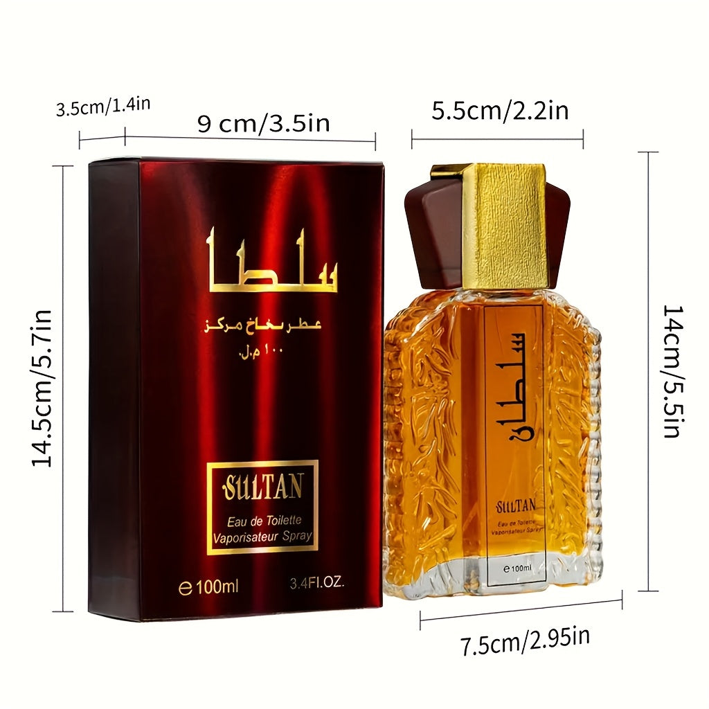 Men'S Fragrance from Dubai - a Sophisticated And Enduring Scent, Arabian, Arabes for Men, Arabian Perfume Oil, 3.38oz/3.4 Fl. Oz. Perfect Valentine'S Day Gift for Him, Husband, Or Boyfriend