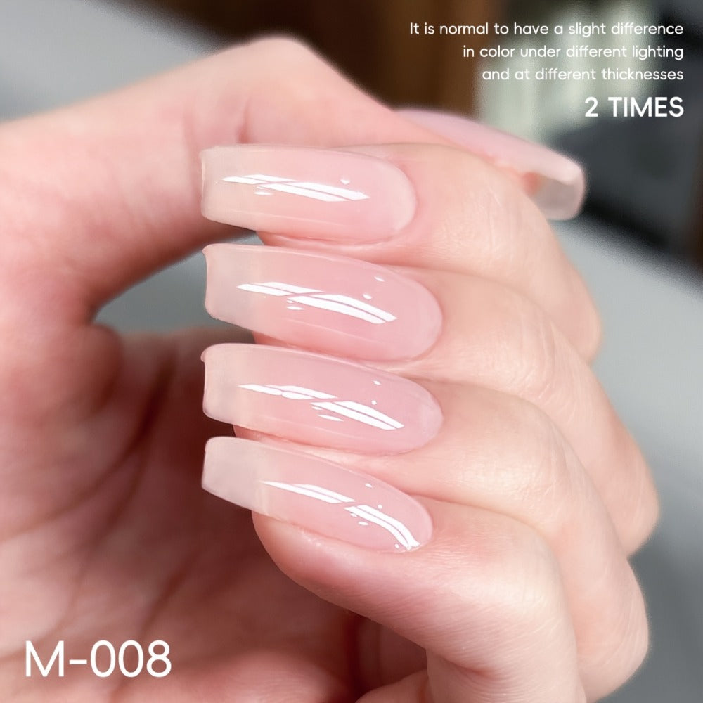 XEIJAYI Frame Bottle Nude Color 4pcs/set---Nail Gel New Arrival Nude Color Pink Nail Polish Gel 4pcs Set LED Gel High Saturation Long Lasting Firmness Does Not Damage Nails Home Salon Nail Salon Essential Salon Gel