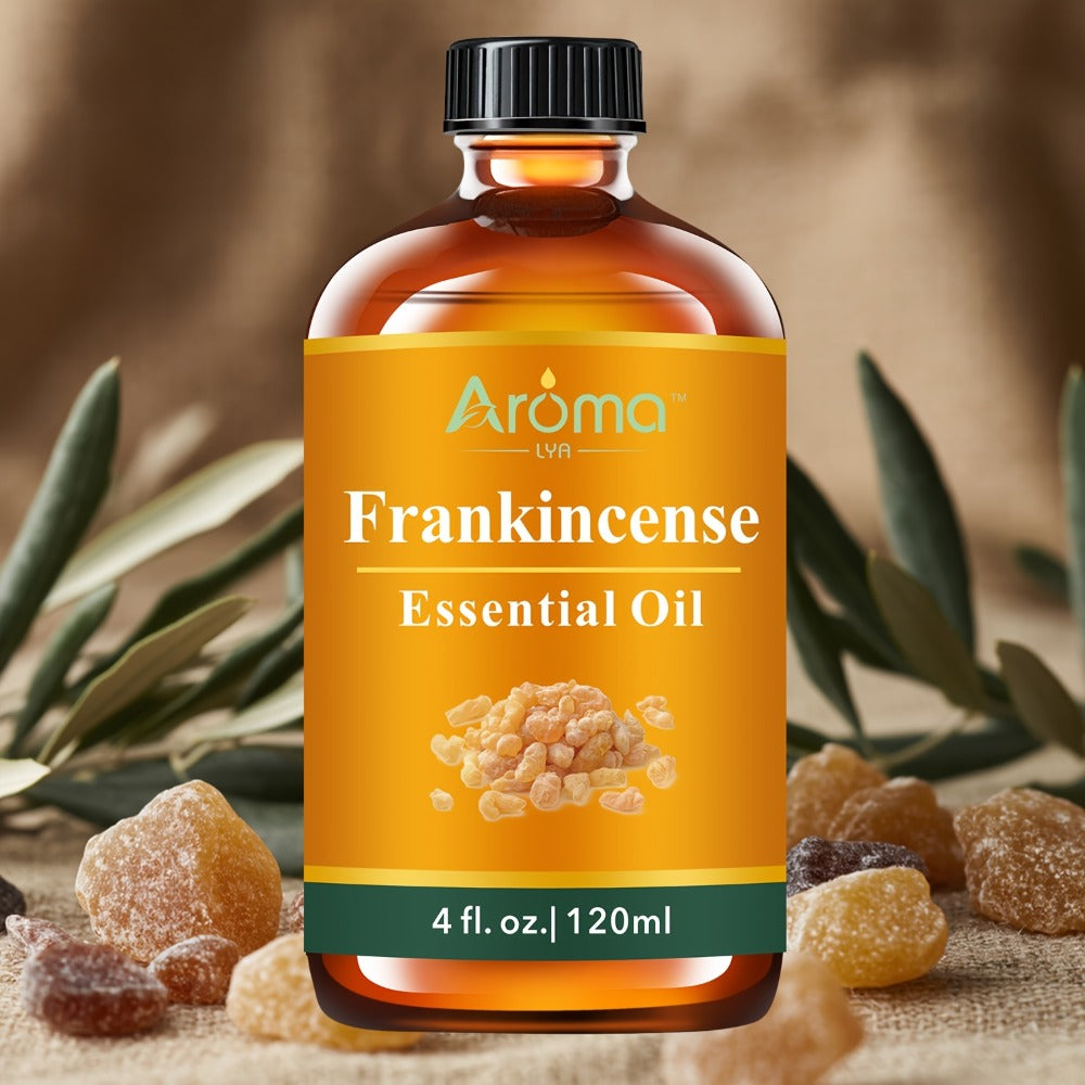 4.06oz Frankincense Essential Oil - Suitable for Humidifiers, Diffusers, Scented Candles, Body Massage - Holiday Surprises - - Unisex - Holiday And Anniversary Gifts for Relatives/ Friends, Valentines Day Gifts for Women