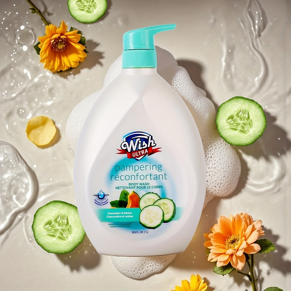 Set of 2 Bottles, Each 1000 ML/33.8 Fl Oz, Moisturizing Body Wash Suitable for Both Men And Women, Featuring a Long-Lasting Scent, Available in 6 Unique Fragrances, Deeply Cleanses, And Enhances Skin Smoothness, Suitable for All Skin Types