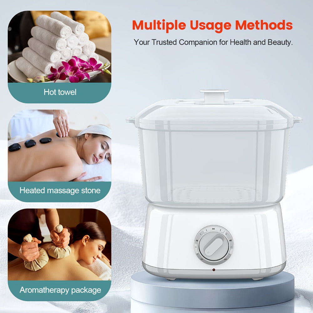 Mini Hot Towel Warmer For Spa, Towel Warmer Esthetician 5-Minute Small Towel Warmer, Mini Towel Warmer Towel Steamer For Facials, Bathroom, Barber, At Home Salon